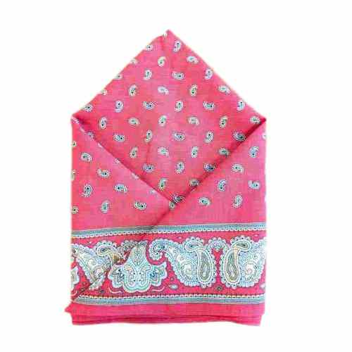Wilsons of Sharrow - Handkerchief Red Paisley Border