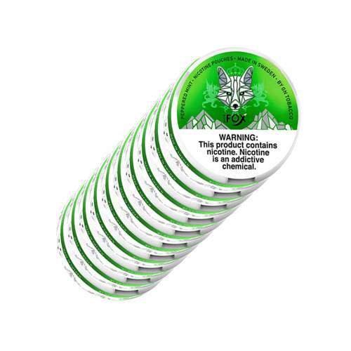 White Fox - Peppered Mint All White Slim Portion