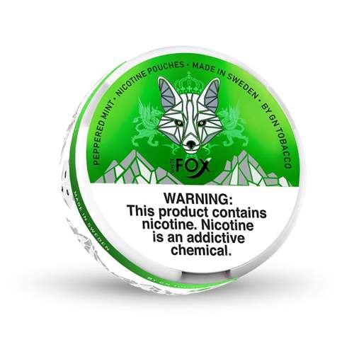 White Fox - Peppered Mint All White Slim Portion