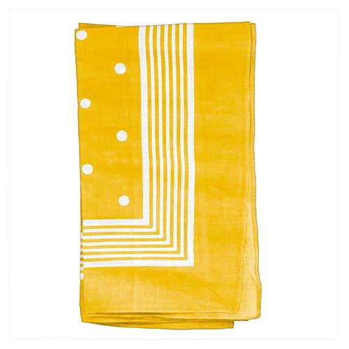 Wilsons - Handkerchief Yellow Big Polka Dot