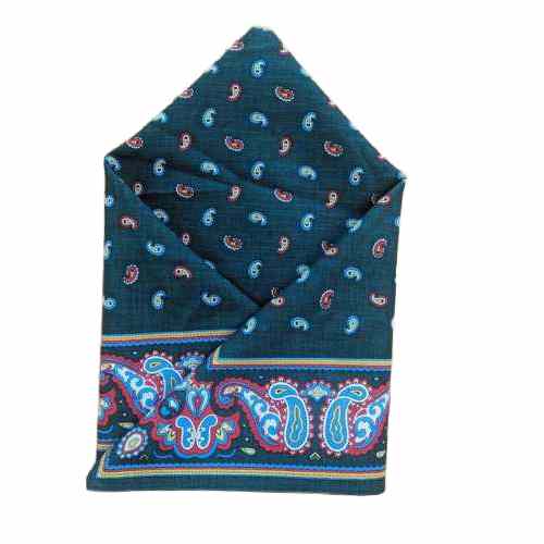Wilsons - Handkerchief Green Paisley